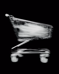 Blurred Shopping Cart
